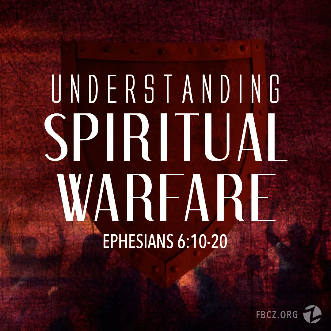 fbczachary's tweet photo. This weekend Pastor Jake will begin a 2 part message about spiritual warfare. Read Ephesians 6:10-20 as you prepare your heart for worship tomorrow. #GrowFBCZ https://t.co/2a0LyL1fvI