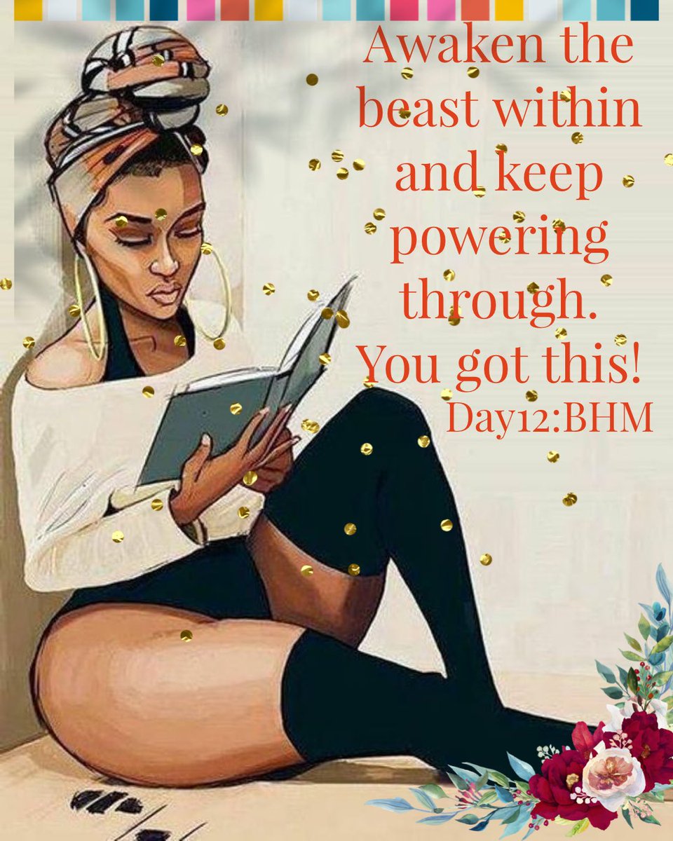 My beautiful sisters and brothers, you can do amazing things. Believe in yourself, have faith and never give up! #blackgirlmagic #blackhistorymonth #blackleaders