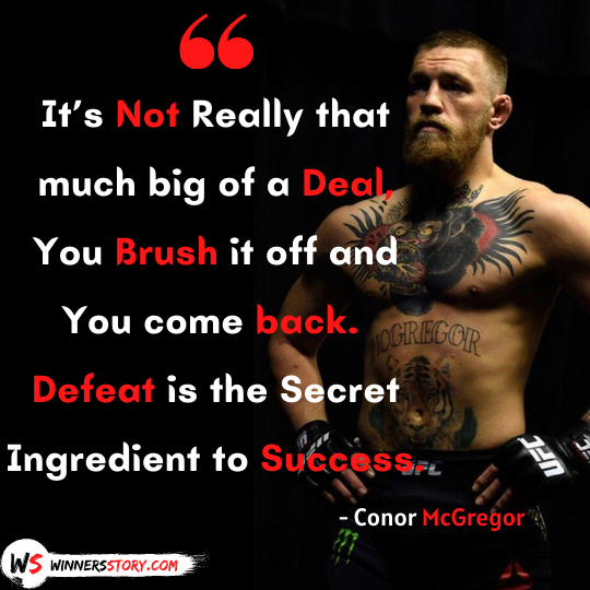 WinnersStory's tweet photo. 35 Motivational Conor McGregor Quotes to Believe in Yourself to be a Champion

https://t.co/3ool98Wo5V

#McGregor #ConorMcGregor #TheNotoriousMMA  #ConorMcGregorUFC #KnockOut #MotivationalQuotes #InspiationalQuotes #ChampionQuotes #Conor #UFC https://t.co/151cM6rcfj