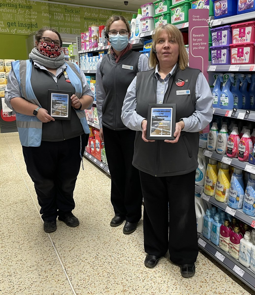 GWimhurst's tweet photo. *Team @coopuk Horncastle (Lincs) #CE07 proper-punching right-nowβ¦hereβs Esther, Chloe and Deanna receiving 2 top-awards for P1 2022 πππ*. @coopukcolleague @KateGraham03 @nichjem https://t.co/783bWOnU1p