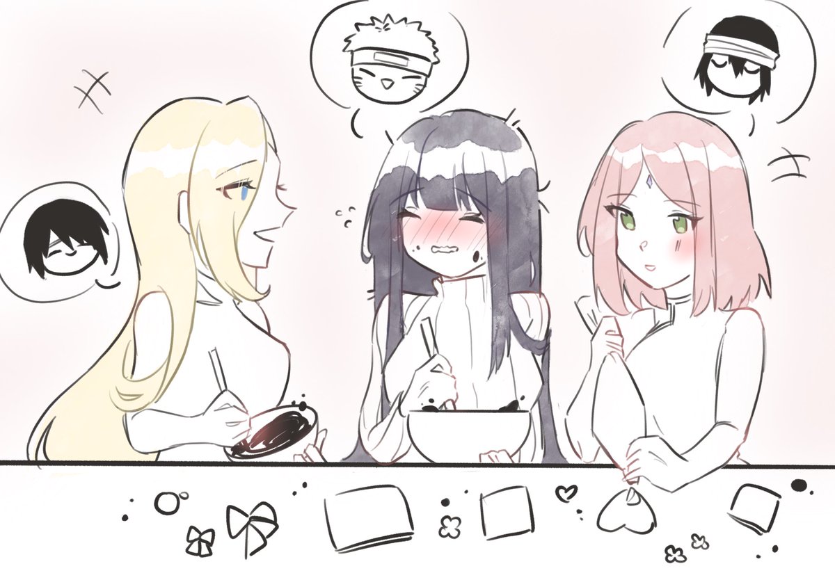 Girls on Valentine’s Day. 🍫