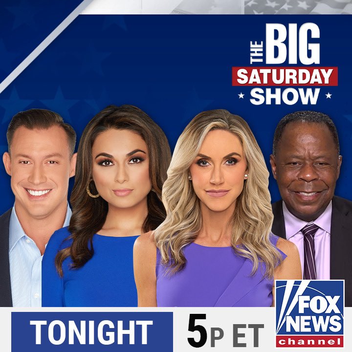 aishahhasnie's tweet photo. Get your popcorn and fuzzy socks... 
Coming up at 5! 
The Big Saturday Show with @Johnny_Joey @LaraLeaTrump and @TheLeoTerrell 
Gonna be a fun one! https://t.co/CHjUa1Rth3