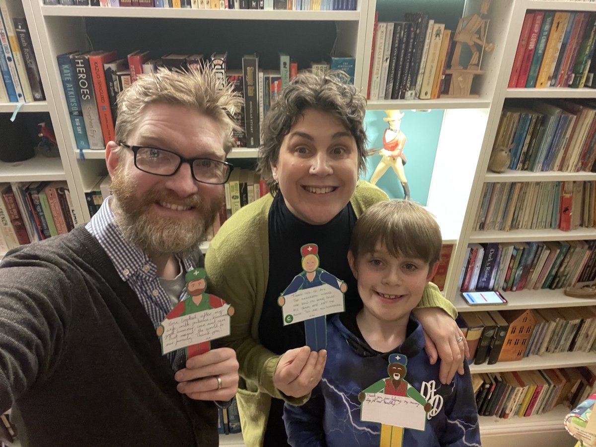 PenelopePSK's tweet photo. Hello @macmillancancer. My family have had such fun creating craft nurses for your campaign. Thank you for all your support. Your nurses were light during a dark time for us. #fundcancersupport https://t.co/DrfGy9d0H2