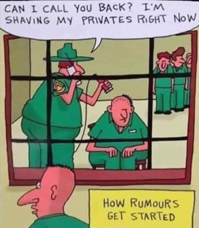 DanRamo07555230's tweet photo. #howrumorsgetstarted #rumors https://t.co/ARrTHl7WNT