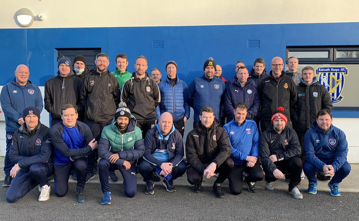 CarberryTommy's tweet photo. Thanks to Ratoath Harps AFC for hosting todays National D Licence and we’ll done to all the participants for great engagement and learning @FAICoachEd @jamiewilson1978 @DamoDoherty #realitybasedlearning #lifelonglearning https://t.co/Tk42r1bdWX