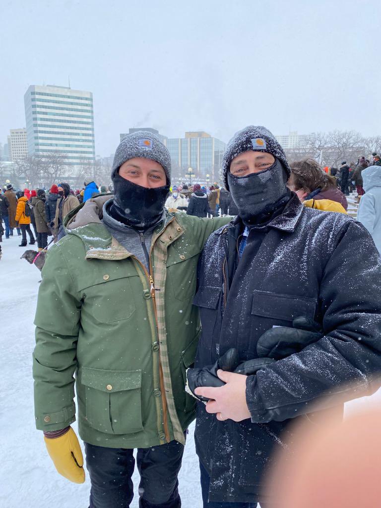 am_tod's tweet photo. Glad to join with my dad in telling the truck bois to go home https://t.co/rq3H17CCUW