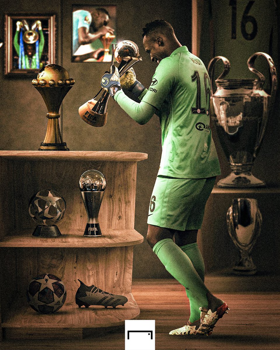 FrankKhalidUK's tweet photo. What a 12 months Edouard Mendy has had!!! Winning trophies &amp; personal awards!!! https://t.co/qTCW2bPnSm