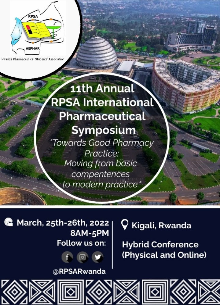 Hello! Guess what!?...The Annual RPSA IPS Symposium is back! 🔥🔥🔥
The 11th edition will be hybrid, with both online and in-person modes. 

➡️ We are moving towards Good Pharmacy Practices, move with us!! 

#RPSATing #11thRPSASymposium