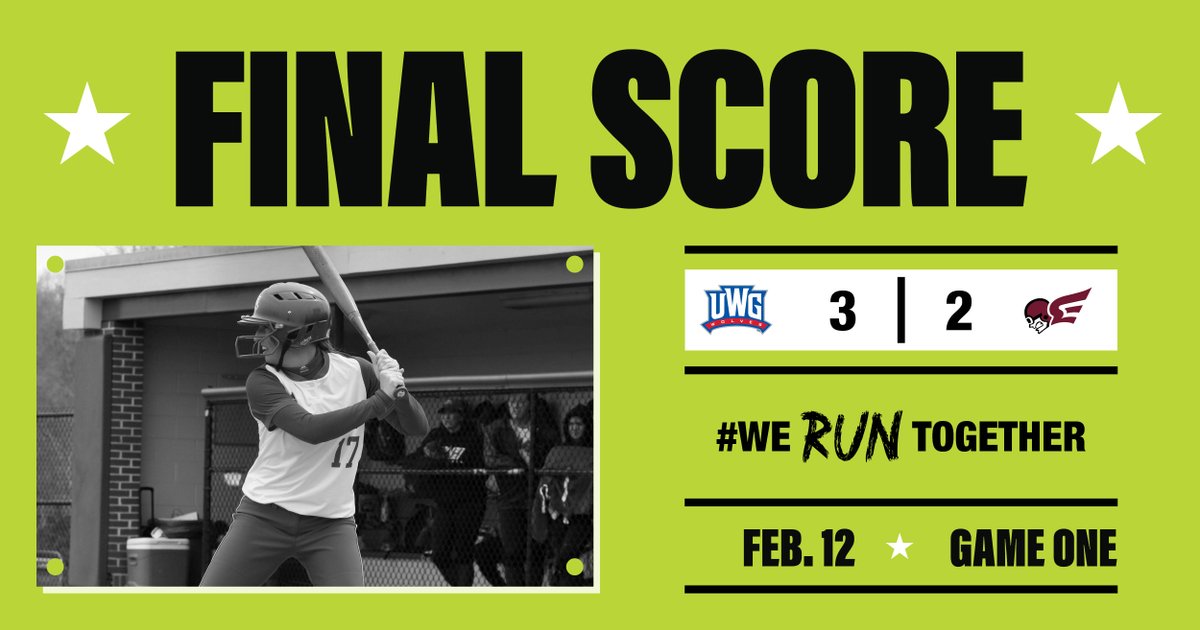 Walk it off, Hannah!!!!

Wolves win the opener in South Carolina over Erskine! #WeRunTogether