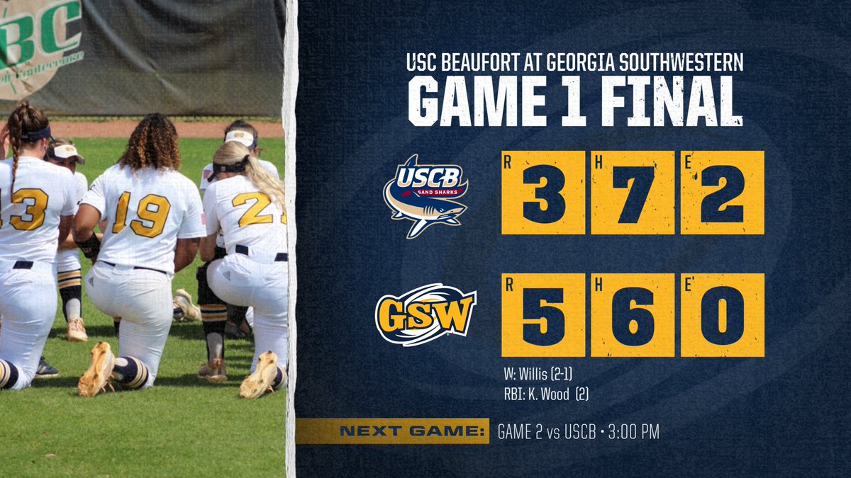 GSWAthletics's tweet photo. CANES WIN! CANES WIN!

Lady Canes take Game 1.
Game 2 starting 🔜 https://t.co/QONgyVcpw5