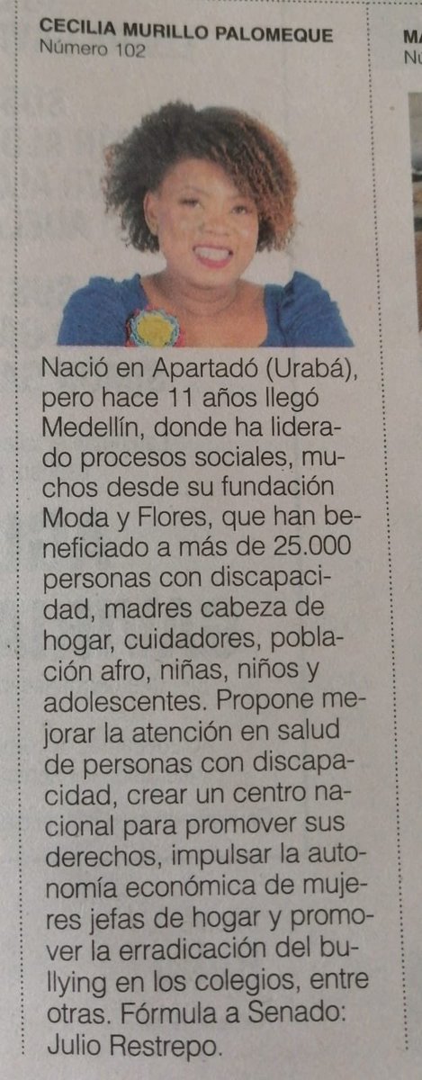 chechymurillo's tweet photo. Gracias por mostrar un poco más de nuestros proyectos como aspirante a la cámara de representantes @elcolombiano
#CoalicionCentroEsperanza #marca102 #Antioquia https://t.co/x8SJnPVQW0