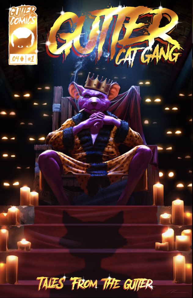 CryptoHamcheck's tweet photo. I donβt know if I even want to burn up into the holo the gold looks too damn cleanππ₯
@GutterCatGang #GutterComics #GangGang https://t.co/FahcSYds0N