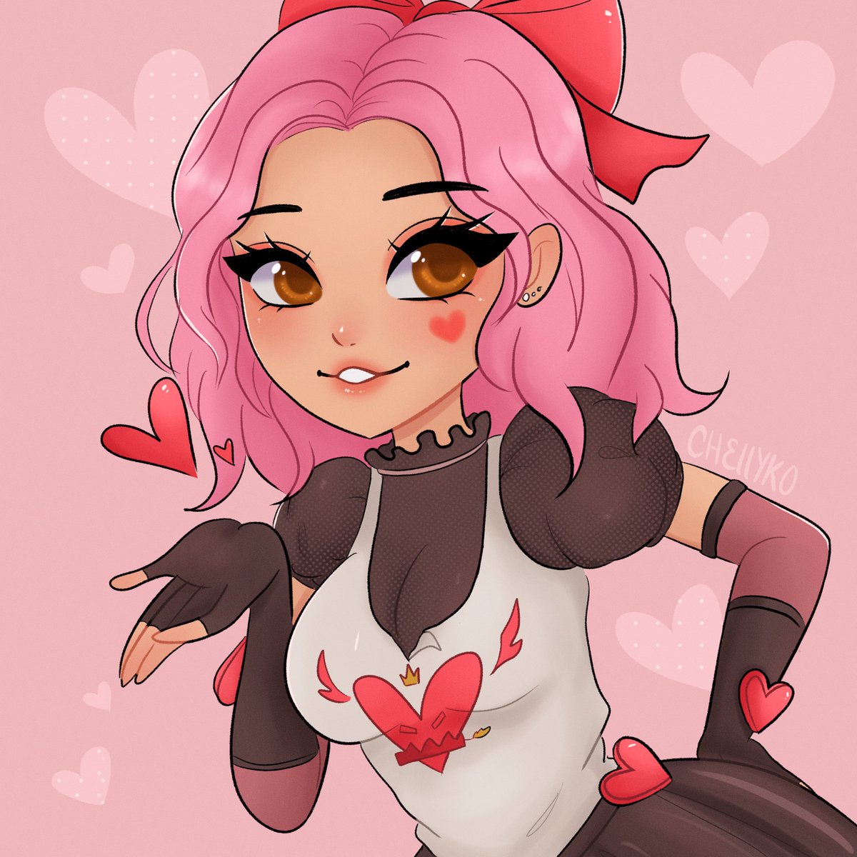 chellyko_'s tweet photo. Lovely 💕❤️

#Fortnite #FortniteArt #art #ValentinesDay https://t.co/QMsZDqkdXd