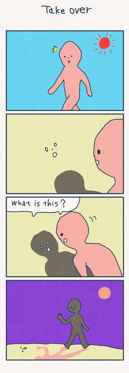 4コマ漫画
「Take over」 