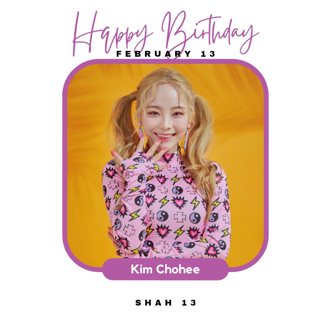 shah_13_'s tweet photo. Happy Birthday to Chohee!!! 🥳🎂🎉
> Former #Saturday

#HappyChoheeDay 
#KimChohee #Chohee

👉https://t.co/WQIUu8ajeK https://t.co/ElMTl6Okhh