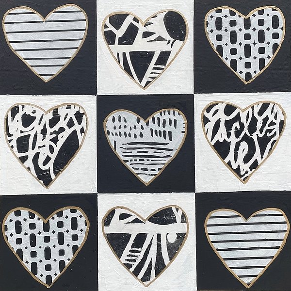 terriartdesign's tweet photo. New artwork for sale! - "Black and White Hearts" - https://t.co/JXCXnMjg0x @fineartamerica https://t.co/iO7dYfE0ap