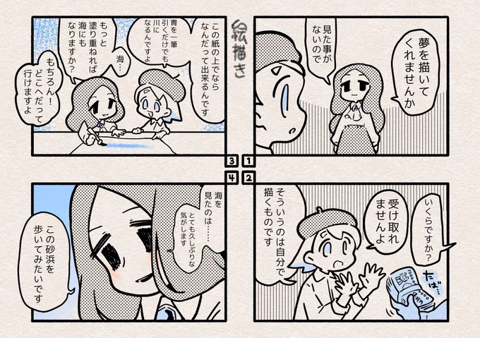 #1h4d
お題は「絵描き」でした 