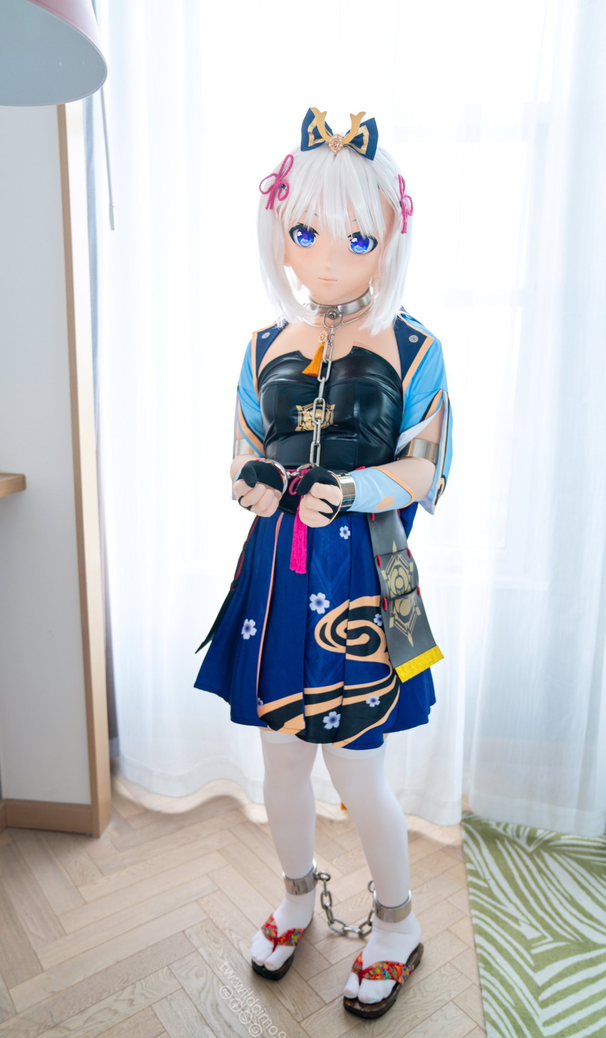 キグルミマスク コスプレ 猫 kigurumi フルヘッド チャリティー