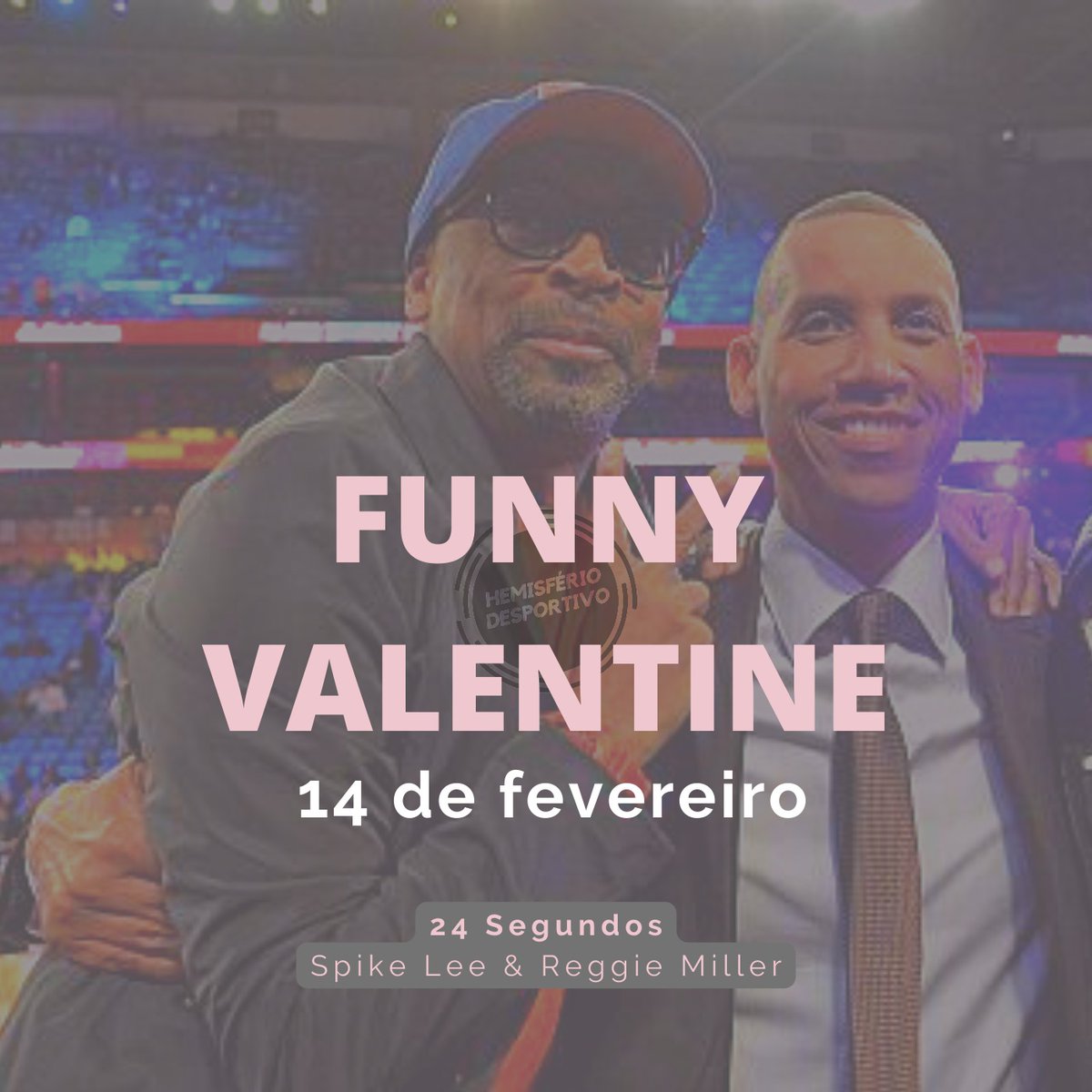 #FunnyValentineHD é um projeto do <a href="/HDesportivo/">Hemisfério Desportivo</a> com quatro audiodocumentários sobre casais que marcaram o desporto. Disponível nos feeds na segunda-feira e para patronos (patreon.com/hdesportivo) já amanhã