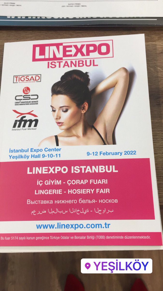grbtydgms1985's tweet photo. Çok sexi bir fuardı 👍🏻 tabi biz işin çorap çamaşır kısmıyla ilgilendik 😌
#linexpo #fuar #cumartesi #csd #içgiyim #çorap https://t.co/ghPsSuaYxi