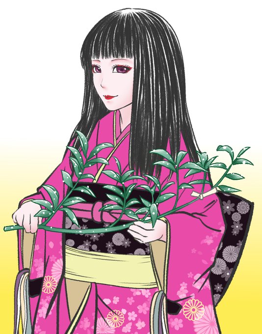 着物女のtwitterイラスト検索結果 古い順