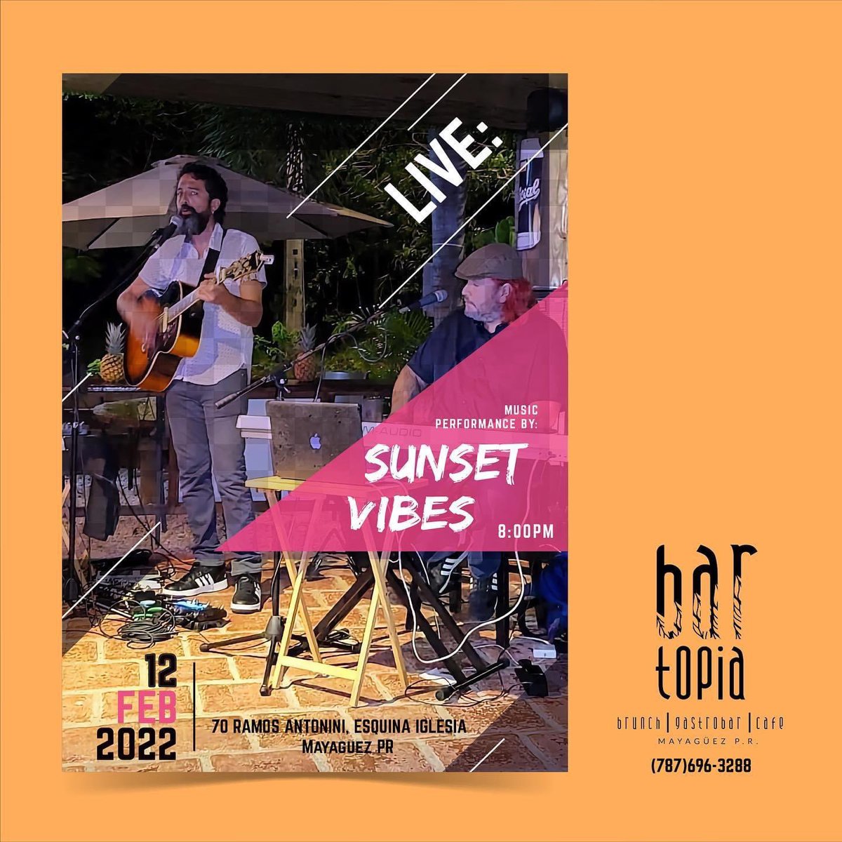 BartopiaMaya's tweet photo. Celebra el fin de semana del amor y la amistad con nosotros, aquí en Bartopia Gastrobar.🥂💕

Hoy sábado, 12 de febrero a las 8:00PM, no te pierdas la presentación en vivo de Sunset Vibes.

Happy Hour de:
▪️DonQ Cristal/Flavors a 2x$5.00
▪️Dewars White a $3.00
▪️Dewars 12 a $4.00 https://t.co/vZGcif8dCr