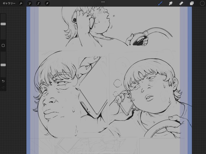 ≪同人進捗≫ペン作業始めてます✍️ 