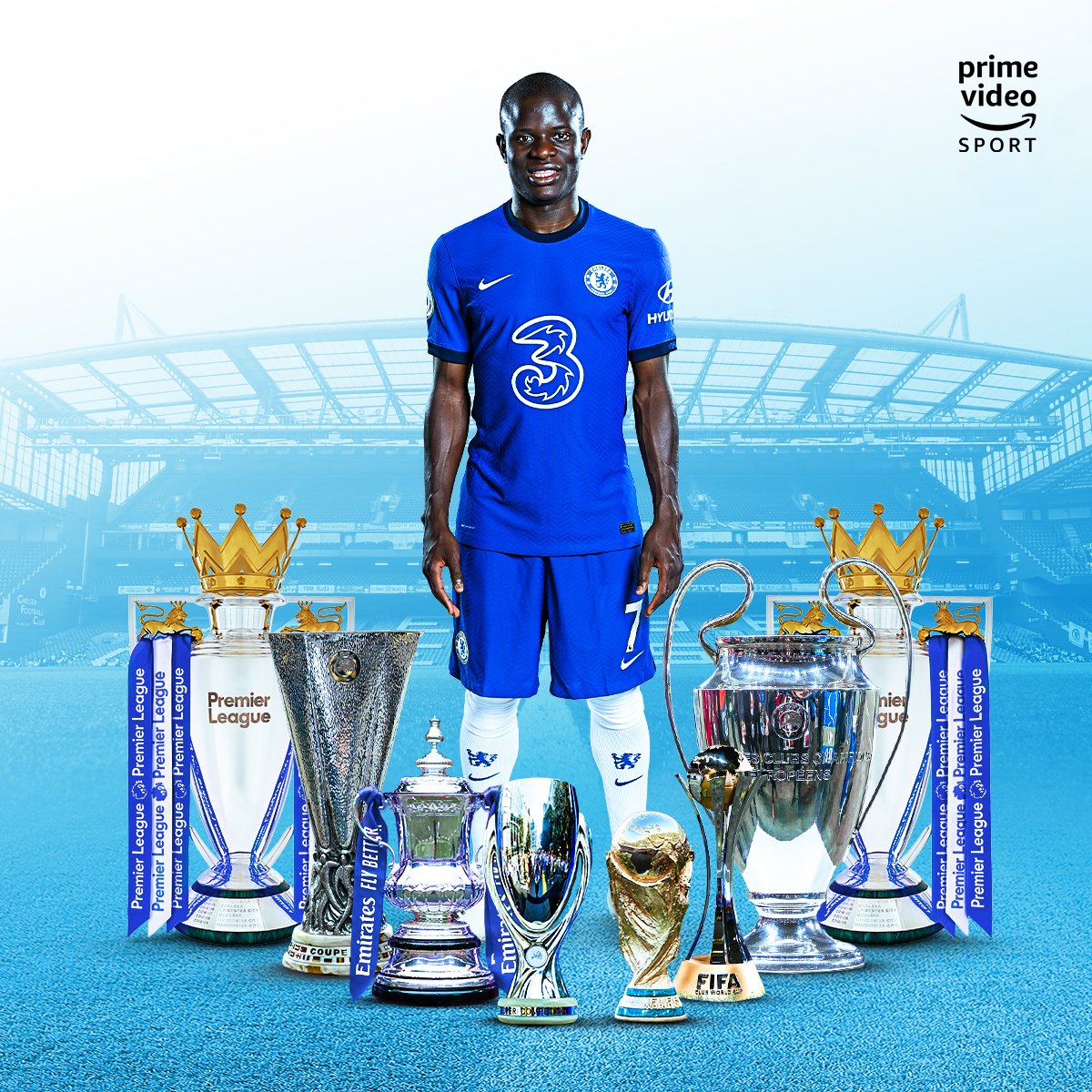 N’Golo Kante is clear.

#CHEPAL