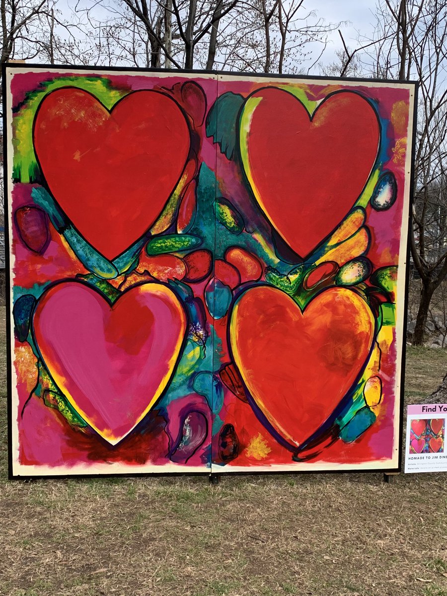 teacherburgos's tweet photo. Finally able to bike the #arlingtonloop to see these awesome hearts! ❤️ them all! @arlcommunityart #ARLfindyourheART @BikeArlington https://t.co/stHc0mCjUh