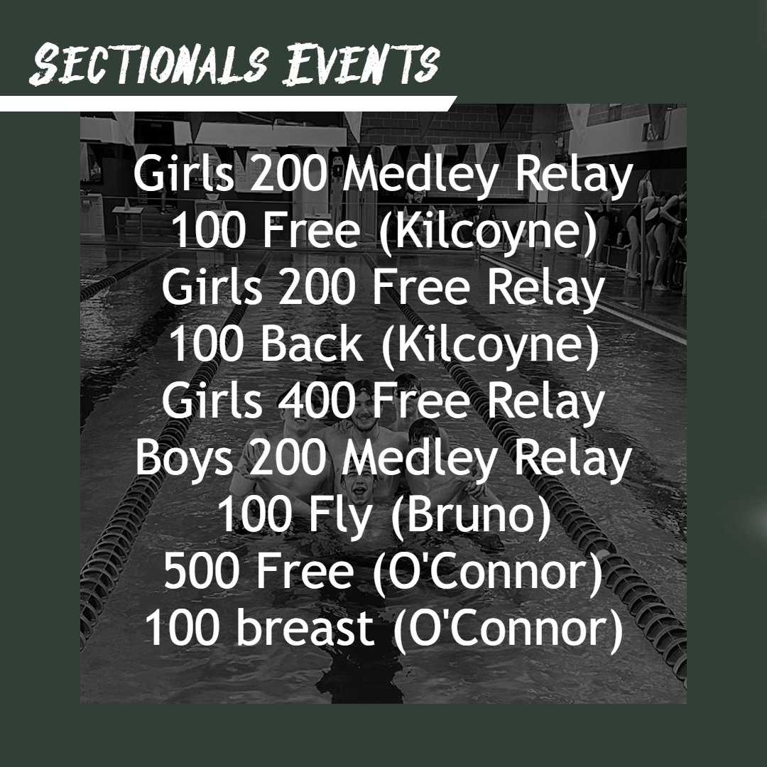 GSwimandDive's tweet photo. 1⃣ day until Sectionals! Look out for these awesome swims tomorrow!

Livestream link: https://t.co/Q95hbSV9cu https://t.co/gZNYOEZF06