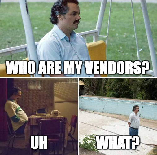 riscosity's tweet photo. Who are my vendors? Do you know your complete 3rd party supply chain?
https://t.co/96BzmoPeLF
#riscosity #infosec #supplychainsecurity #cybersec https://t.co/RwTiEYbuOS