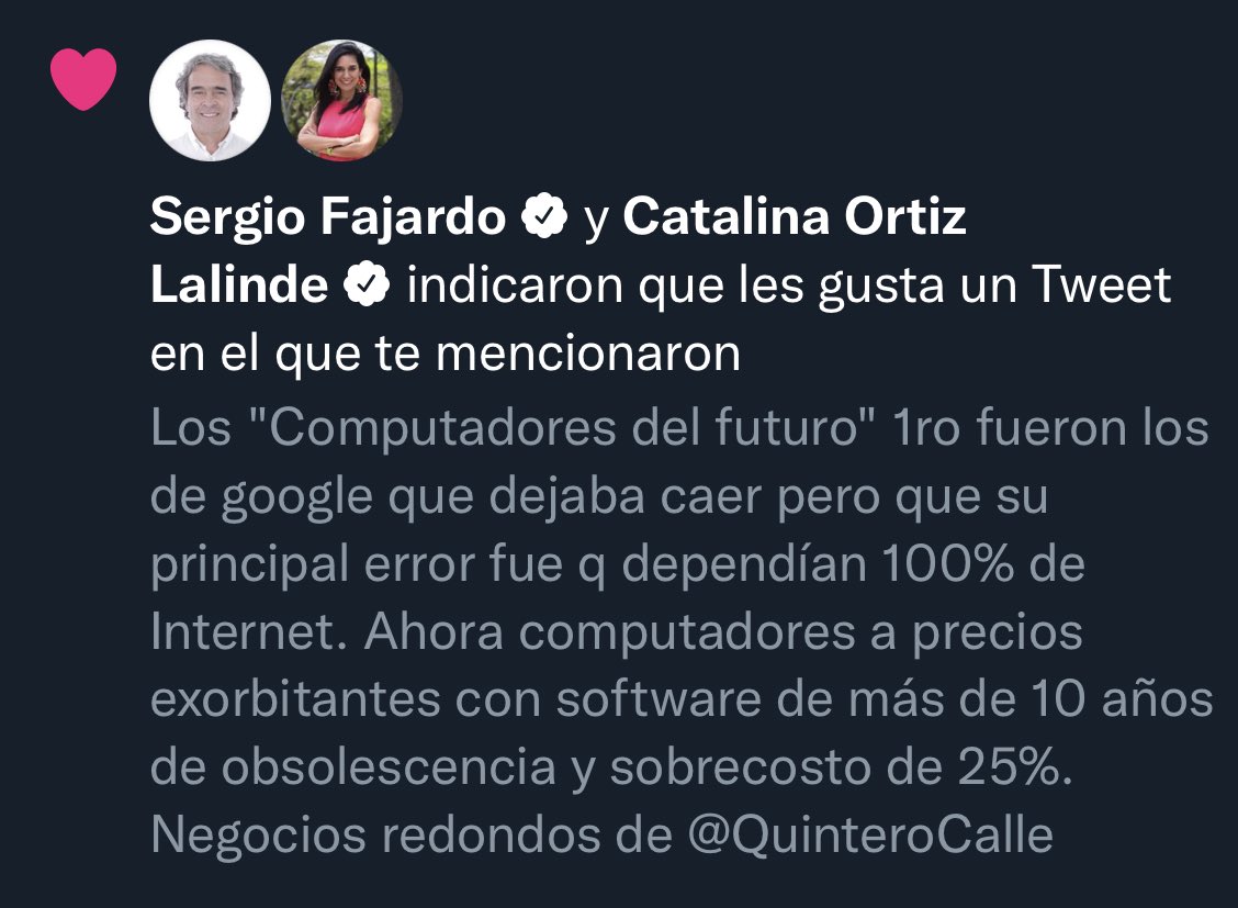 QuinteroCalle's tweet photo. Falso como todo lo de Fajardo, computadores se compraron en subasta inversa logrando precios 28,97% inferiores a estudio de mercado. Garantía de 5 años, disco duro sólido, procesador Intel celeron 1,9GHz y software de punta. No vamos a descansar hasta que cada niño tenga uno. https://t.co/cBqqNYxPwp