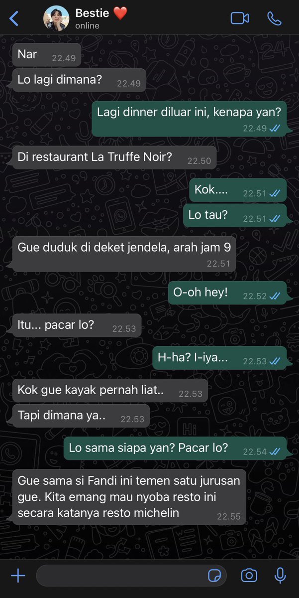 Arah jam 9 itu sama dengan arah