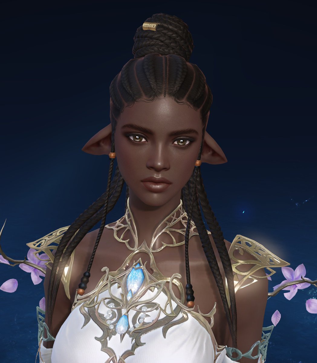 ItsQICC's tweet photo. this hairstyle in Lost Ark, holy shit https://t.co/s43H9BQAo1