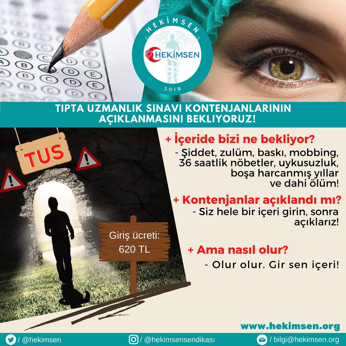 TUS KONTENJANLARININ AÇIKLANMASINI BEKLİYORUZ!