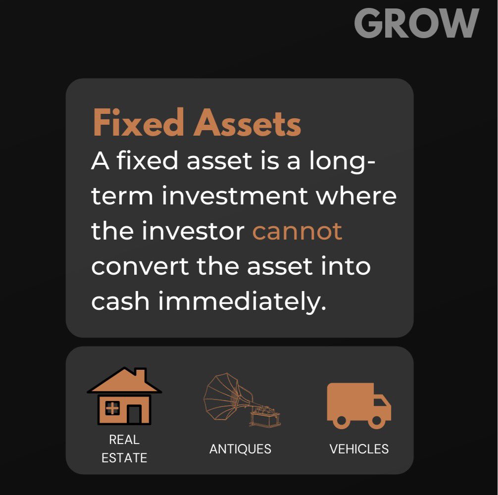 _thegrowproject's tweet photo. In this Smart Money Saturday post, we’ll learn about Liquidity.
In simple lingo, liquidity is the ability of your assets to transform into cash whenever needed.

To know more about fixed and liquid assets, read the full post now and stay tuned for more awesome content!

(1/2) https://t.co/CEjLBsLLQX