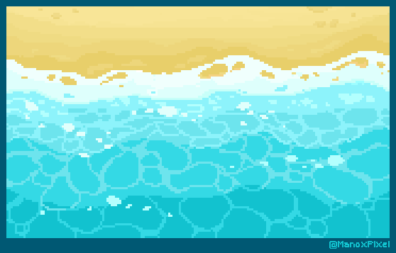 Ready to go  <a href="/Pixel_Dailies/">Pixel Dailies</a> #pixelart #pixel_dailies #seashore