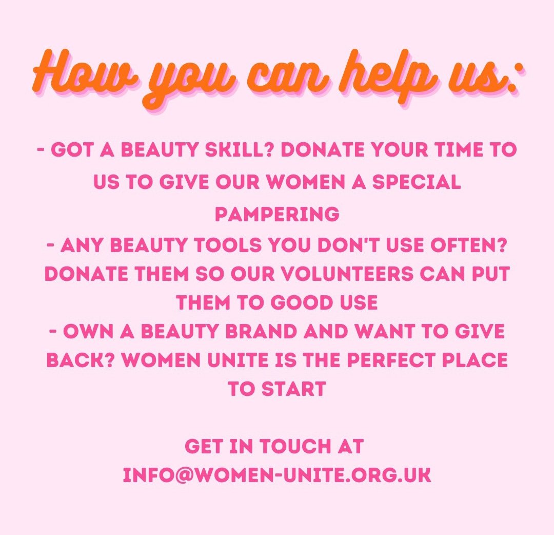 WomenUniteUK's tweet photo. Today we ran an amazing session with our ladies, treating them to some pampering -  we had face masks, nail painting and eyebrow threading. This was really special for our ladies and spending time to make them feel beautiful is so important 🧡💅🏽 https://t.co/23adOYLo39