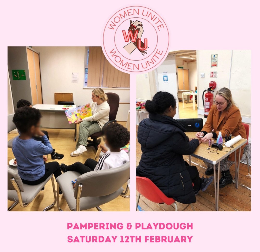 WomenUniteUK's tweet photo. Today we ran an amazing session with our ladies, treating them to some pampering -  we had face masks, nail painting and eyebrow threading. This was really special for our ladies and spending time to make them feel beautiful is so important 🧡💅🏽 https://t.co/23adOYLo39