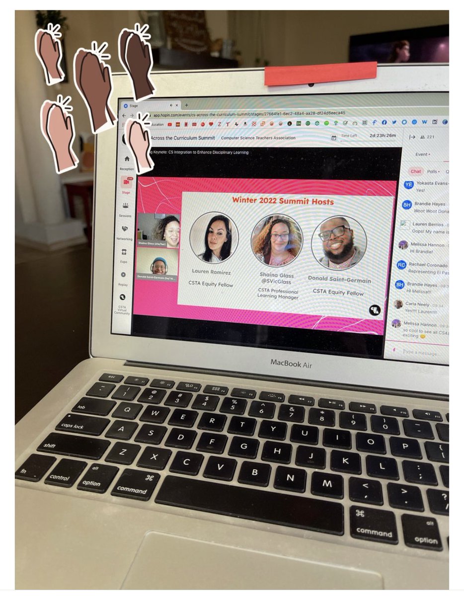 A little Saturday morning PD with CSTA Integrating CS Across the Curriculum. #csforall #education #codingforkids #CSTAsummit