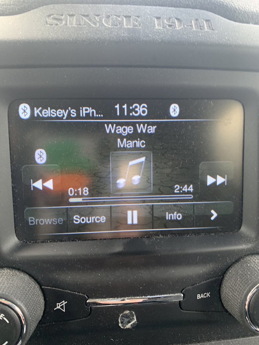 Nothing but bangers for this road trip <a href="/WageWar/">Wage War</a> 🖤