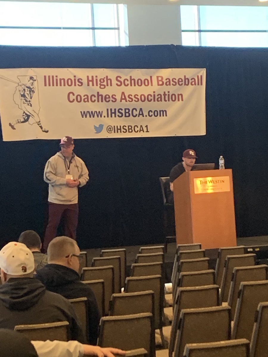Head Coach Glen Pecoraro talking about base running and offensive pressure at the IHSBCA clinic! Great speech coach! 
⁦<a href="/ridge_baseball/">PRHS Baseball - State - 08-1st, 14-4th, 21-2nd</a>⁩ ⁦<a href="/IHSBCA1/">Illinois High School Baseball Coaches Association</a>⁩