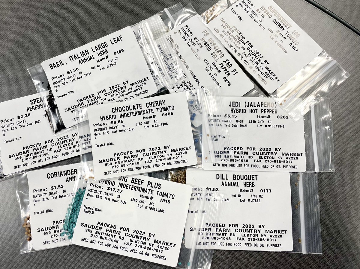 I can hardly wait to watch these little seeds grow into some JAE Salsa!!! Planting will commence next week! ⁦<a href="/JAE_stem/">JackAndersonElemSTEM</a>⁩ #growthhappenshere #rootedinSTEM #brillianceisblooming #stronghashtaggame