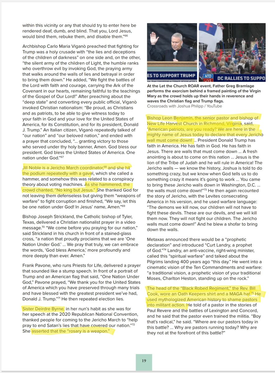 coreyf_4's tweet photo. The Christian Nationalism & Jan 6 report is a must-read. Thank you @BJContheHill @FFRF
#Jan6
#ChristianNationalism #ThisIsNotJesus
https://t.co/sau2WzkzXt https://t.co/ognz6houqw