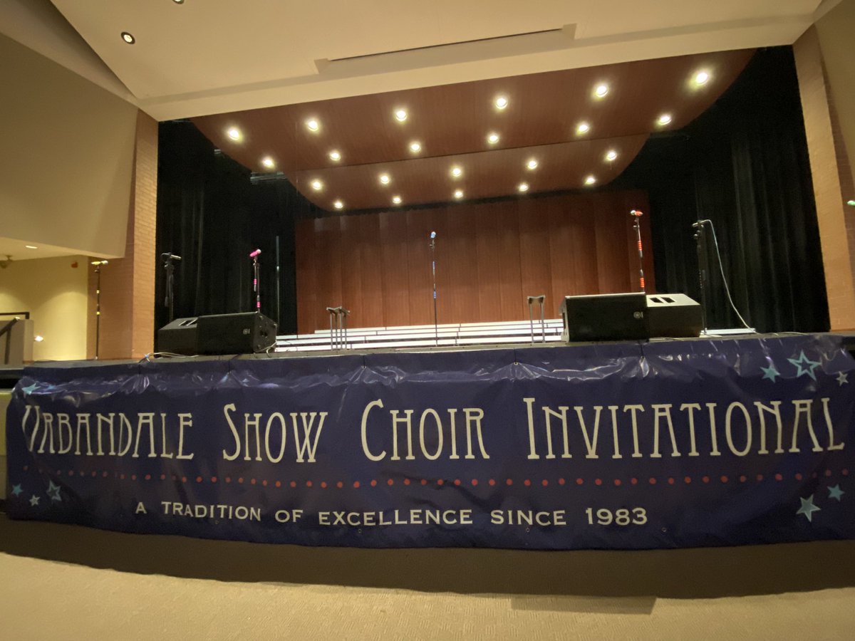 WHSMillennium's tweet photo. We are SO excited to be @UrbShowChoir today! And we are ready to cheer on Waukee Timberline Inferno! https://t.co/OOQU12tCsu