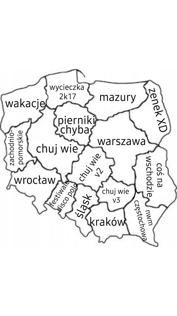 lixie_felicis's tweet photo. gdzie mieszkacie według mojej chujowej wiedzy o polsce XD https://t.co/pND7aSpmMZ