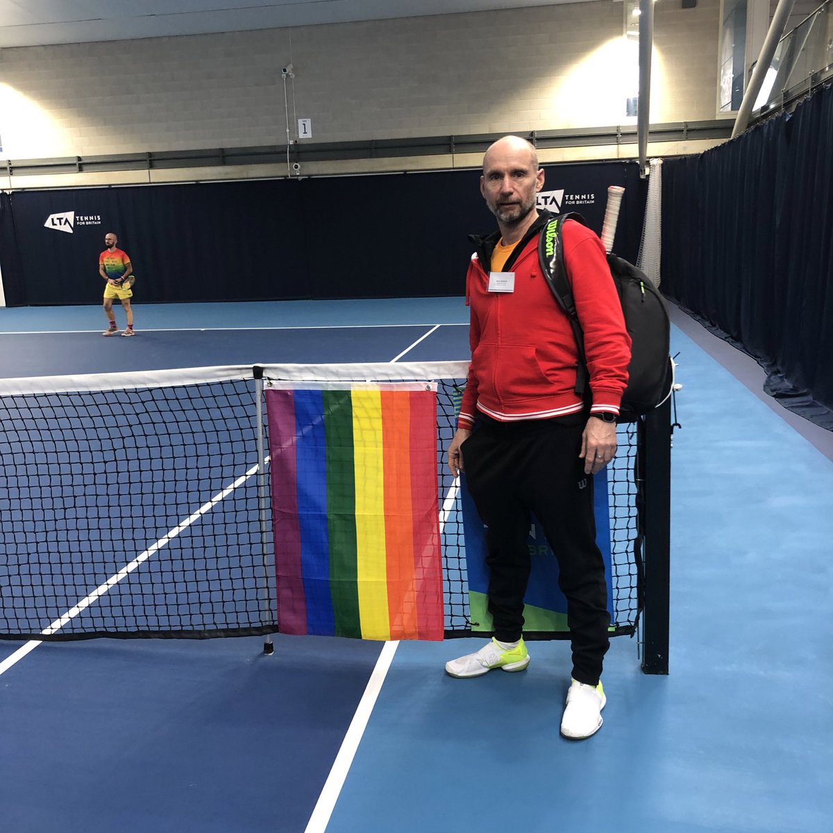 mark___bullock's tweet photo. Great day at @the_LTA National Tennis Centre for the launch of @pride_tennis … #inclusivesport #wilsontennis https://t.co/rGUEDtUI56