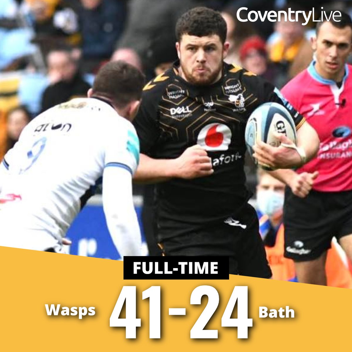 waspsrugbylive's tweet photo. Wasps win again!!!!! Reaction to follow #WASvBAT
https://t.co/DyhrkS5GQC https://t.co/rtC64VNf46