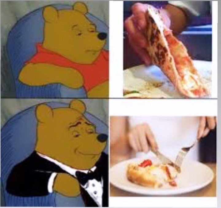 Piccolo_Cuba's tweet photo. Feliz Sábado!🏁😎🍕

Tweet válido para decir cómo te gusta comerte la pizza! 

A • Con las manos ✋
B • Con cubiertos 🍴

Te leemos!!👇😊 https://t.co/jtakIaiKf9