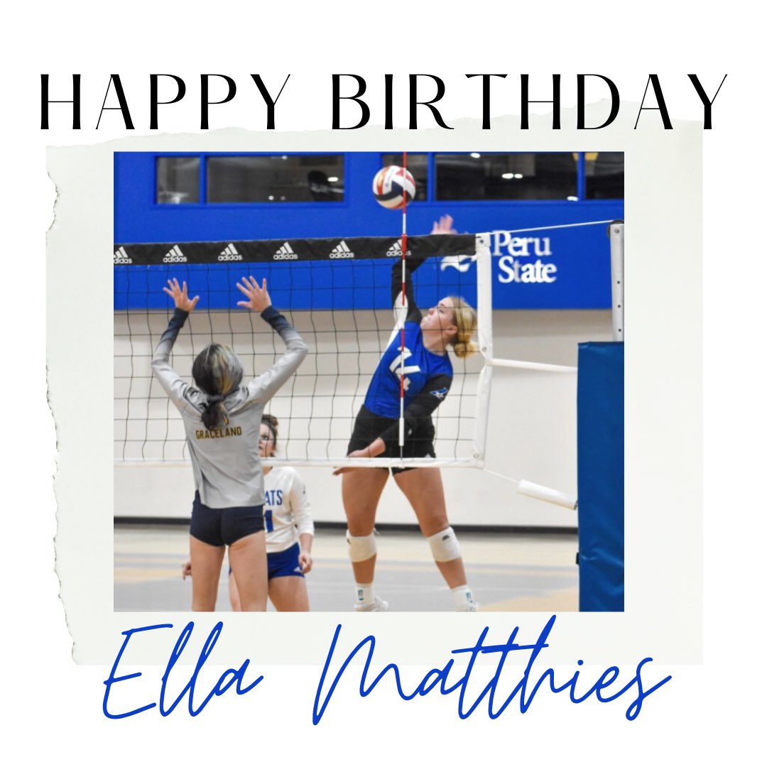 Wishing Freshman Outside Hitter Ella Matthies a Happy Birthday!! 🥳

#PSCVball #BobcatPride #GoBobcats